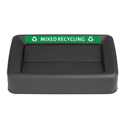 Jantex 60/80Ltr Slim Bin Lid Black dx179