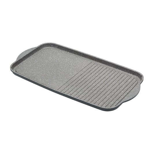 MasterClass Dual Griddle Tray Cast Aluminium 460mm dx380