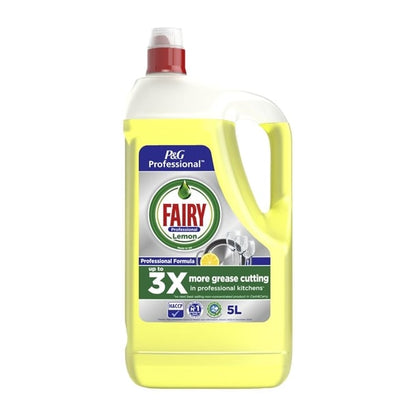 Fairy Professional Washing Up Liquid Lemon 5Ltr (2 Pack) dx553