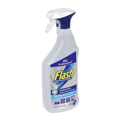 Flash Professional Disinfecting Multi-Surface Cleaning Spray 750ml (6 Pack) dx566