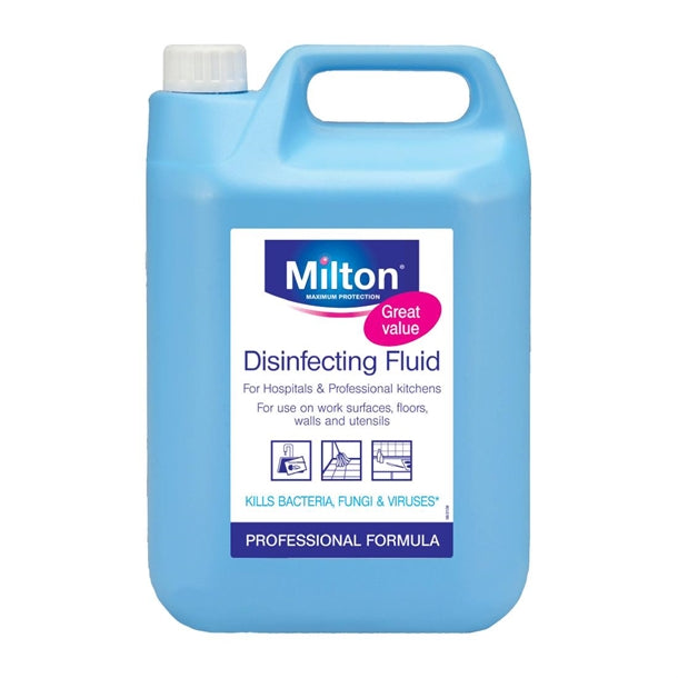 Milton Professional Disinfecting Fluid 5Ltr (2 Pack) dx567