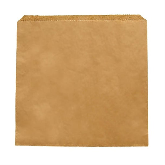 Vegware Compostable Paper Sandwich Bags Kraft - 10x10" (1000 Pack) dx574