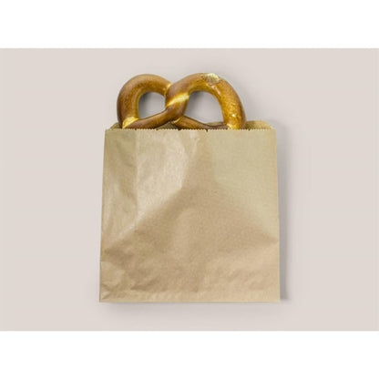 Vegware Compostable Paper Sandwich Bags Kraft - 10x10" (1000 Pack) dx574