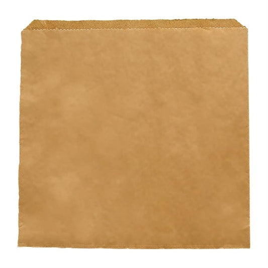 Vegware Compostable Paper Sandwich Bags Kraft - 7x7" (1000 pack) dx575