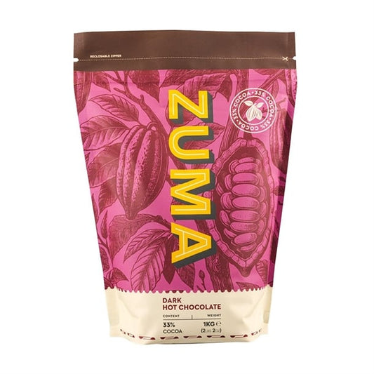 Zuma Dark Hot Chocolate (33% Cocoa) 1kg Bag dx612