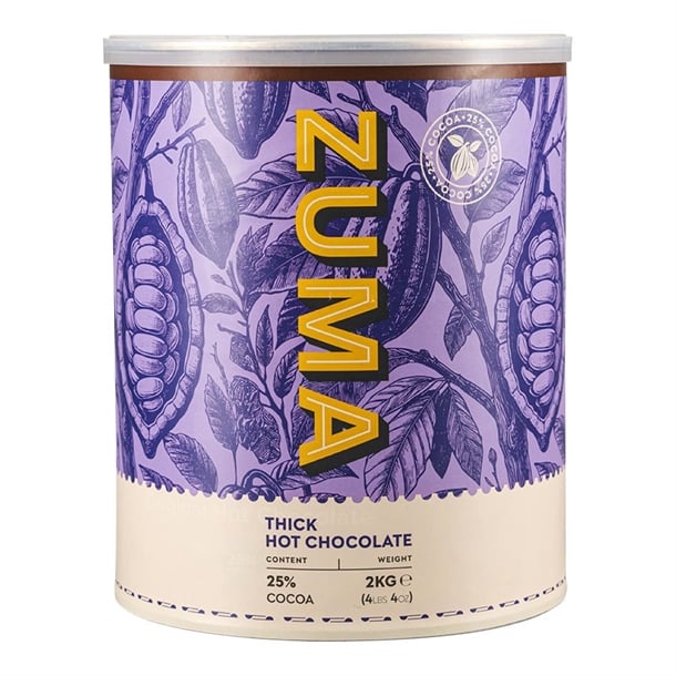 Zuma Thick Hot Chocolate (25% Cocoa) 2kg Tin dx617