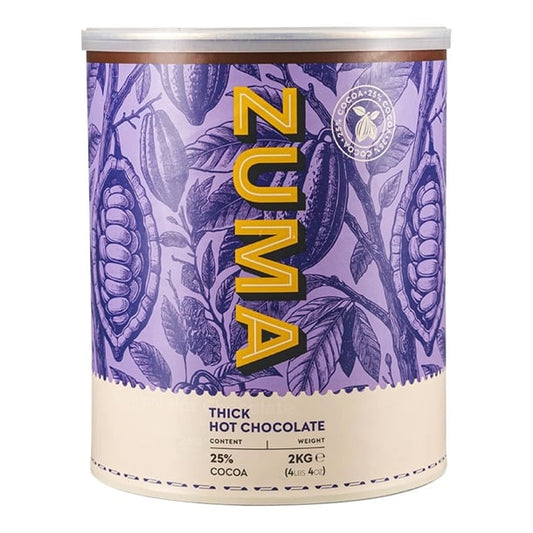 Zuma Thick Hot Chocolate (25% Cocoa) 2kg Tin dx617