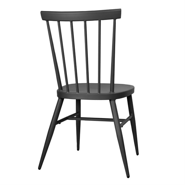 Bolero Windsor Aluminium Black Chairs (4 Pack) dx686