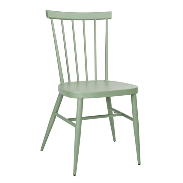 Bolero Windsor Aluminium Green Chairs (4 Pack) dx687