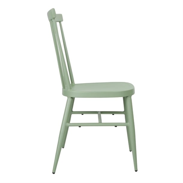 Bolero Windsor Aluminium Green Chairs (4 Pack) dx687