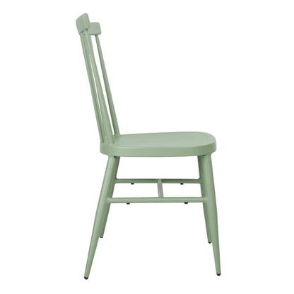 Bolero Windsor Aluminium Green Chairs (4 Pack) dx687