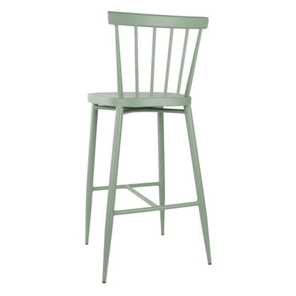 Bolero Windsor Aluminium Green High Stools (2 Pack) dx689