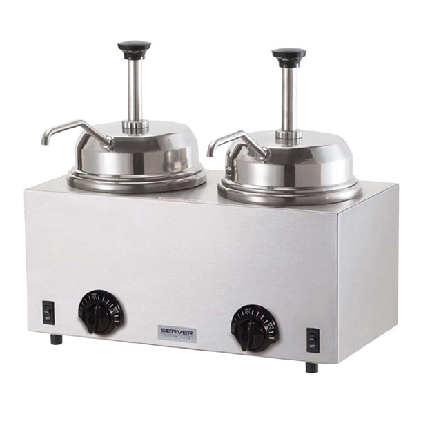 Server Products Twin Fudge Server with 2 Pumps 84990 dx737
