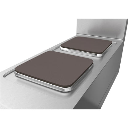 Blue Seal 2 Plate Countertop Hob 5.2kW E512S-B dx740