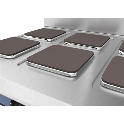 Blue Seal 6 Plate Countertop Hob 15.6kW E516S-B dx743