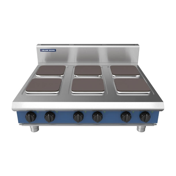 Blue Seal 6 Plate Countertop Hob 15.6kW E516S-B dx743