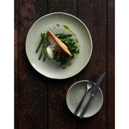 Dudson Harvest Grain Organic Coupe Bowls Speckled Green 250mm (12 Pack) dx868