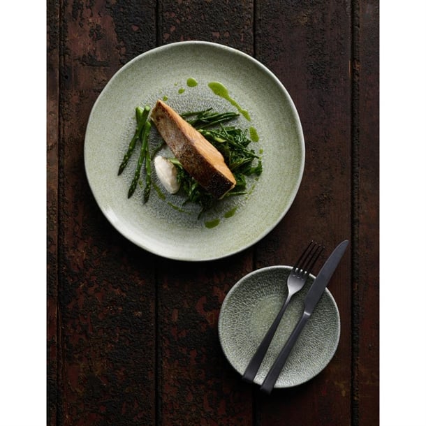 Dudson Harvest Grain Speckled Green Organic Coupe Bowl 210mm (12 Pack) dx869