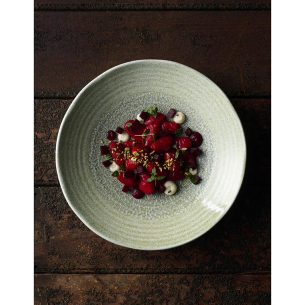 Dudson Harvest Grain Speckled Green Organic Coupe Bowl 279mm (12 Pack) dx867