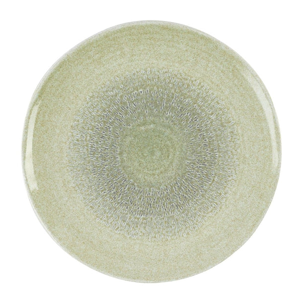 Dudson Harvest Grain Organic Coupe Bowls Speckled Green 250mm (12 Pack) dx868