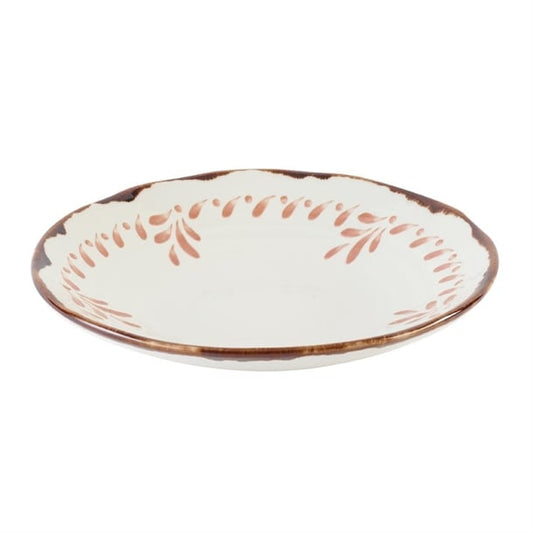 Dudson Harvest Mediterranean Terracotta Organic Coupe Bowls 250mm (12 Pack) dx879