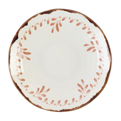 Dudson Harvest Mediterranean Terracotta Organic Coupe Bowls 250mm (12 Pack) dx879