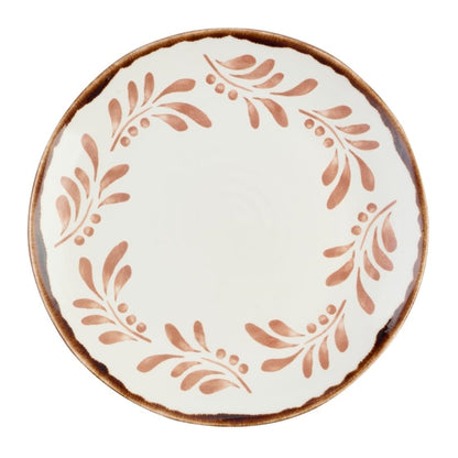 Dudson Harvest Mediterranean Terracotta Organic Coupe Bowl 210mm (12 Pack) dx880