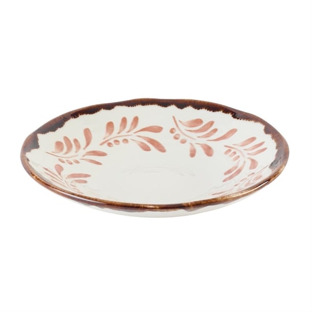 Dudson Harvest Mediterranean Terracotta Organic Coupe Bowl 210mm (12 Pack) dx880