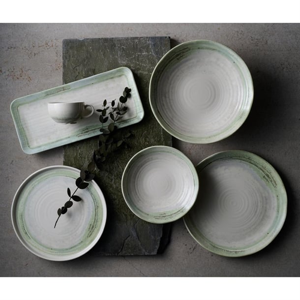 Dudson The Maker's Collection Finca Flint Organic Coupe Bowls 250mm (12 Pack) dx892