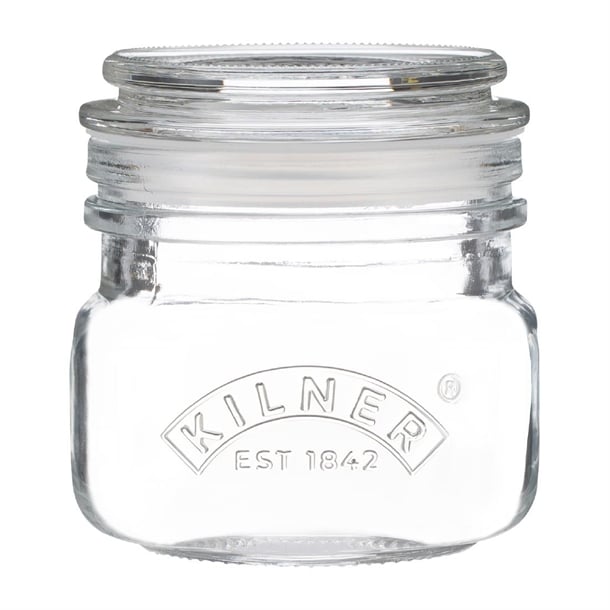 Kilner Square Push Top Jars 250ml (3 Pack) dx953