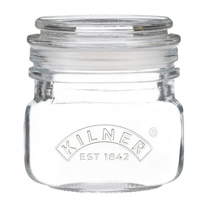 Kilner Square Push Top Jars 250ml (3 Pack) dx953
