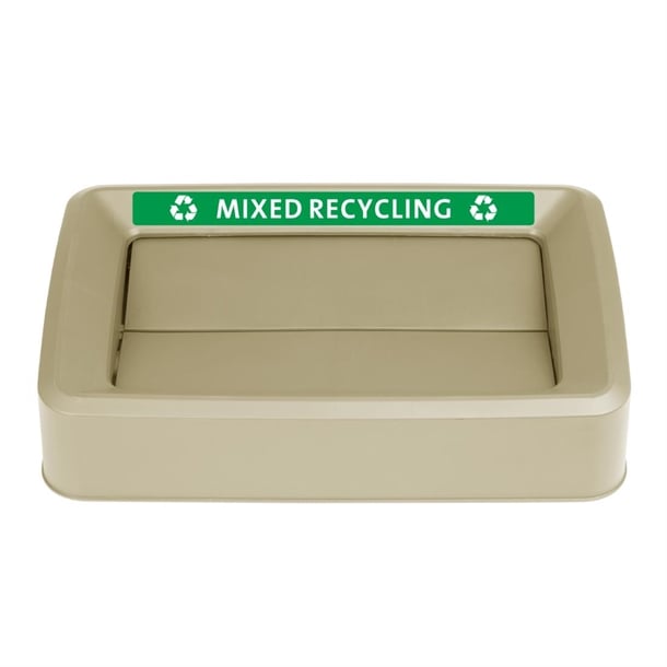 Jantex 60/80ltr Slim Bin Lid Beige dx967