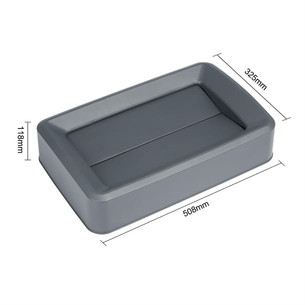 Jantex 60/80ltrs Slim Bin Lid Grey dx968