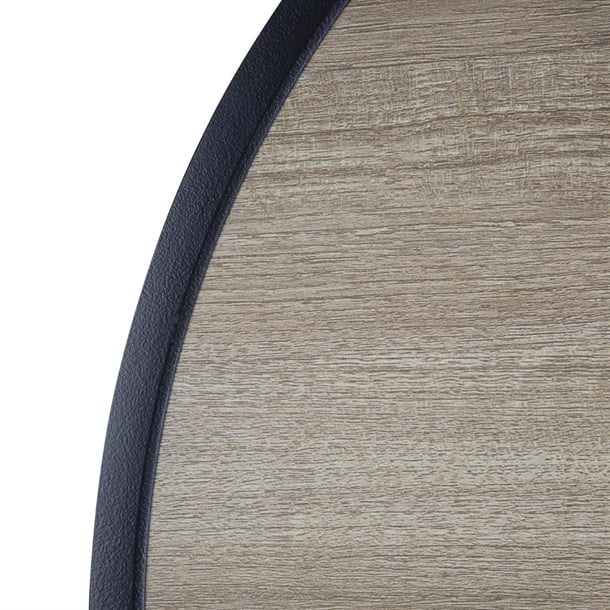 Bolero Marston Round Outdoor Table Black 700mm dx986