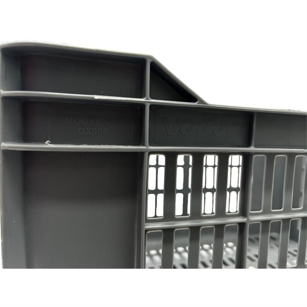 Vogue Perforated Plastic Storage Crate 542x360x290mm dx998