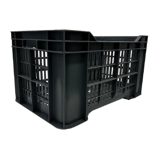 Vogue Perforated Plastic Storage Crate 542x360x290mm dx998