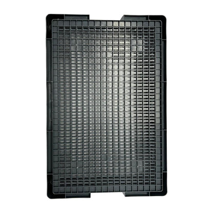 Vogue Perforated Plastic Storage Crate 600x400x120mm dx999