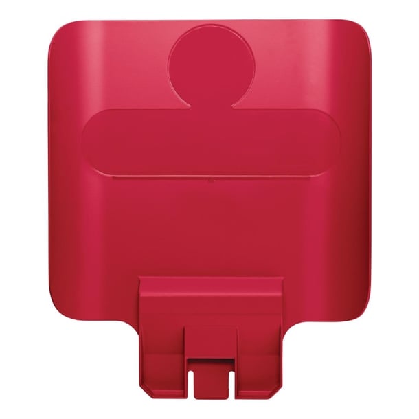 Rubbermaid Slim Jim Recycling Station Billboard Red dy100