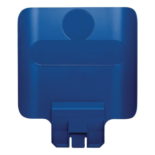 Rubbermaid Slim Jim Recycling Station Billboard Blue dy103