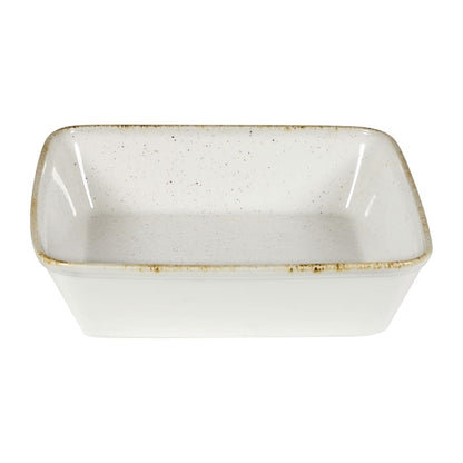 Churchill Stonecast Hints Square Baking Dishes Barley White 250mm (6 Pack) dy200