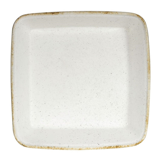 Churchill Stonecast Hints Square Baking Dishes Barley White 250mm (6 Pack) dy200