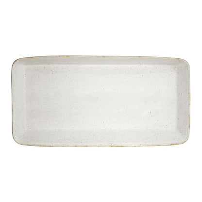 Churchill Stonecast Hints Rectangular Baking Dishes Barley White 325 x 530mm (2 Pack) dy202