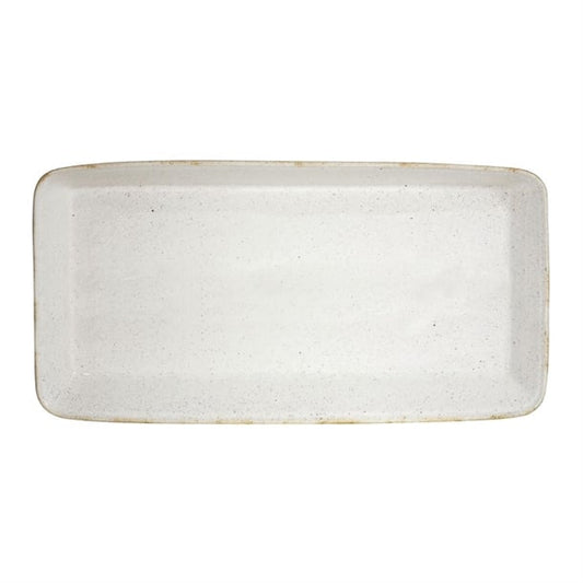 Churchill Stonecast Hints Rectangular Baking Dishes Barley White 325 x 530mm (2 Pack) dy202
