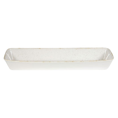 Churchill Stonecast Hints Rectangular Baking Dishes Barley White 160 x 530mm dy203
