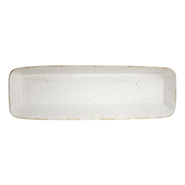 Churchill Stonecast Hints Rectangular Baking Dishes Barley White 160 x 530mm dy203