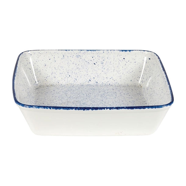 Churchill Stonecast Hints Square Baking Dishes Indigo Blue 250mm (6 Pack) dy206