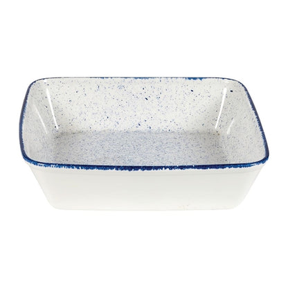Churchill Stonecast Hints Square Baking Dishes Indigo Blue 250mm (6 Pack) dy206