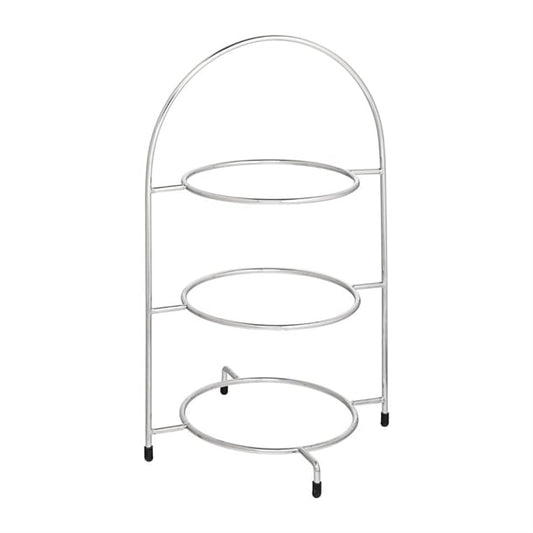 Utopia Chrome Three Tier Cake Stand 240mm dy297