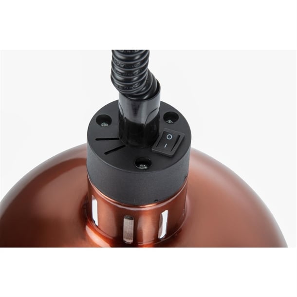 Buffalo Retractable Dome Heat Shade Copper Finish dy460