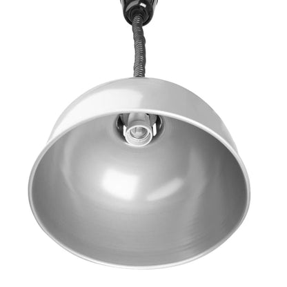 Buffalo Retractable Dome Heat Lamp Silver 2.5kW dy461